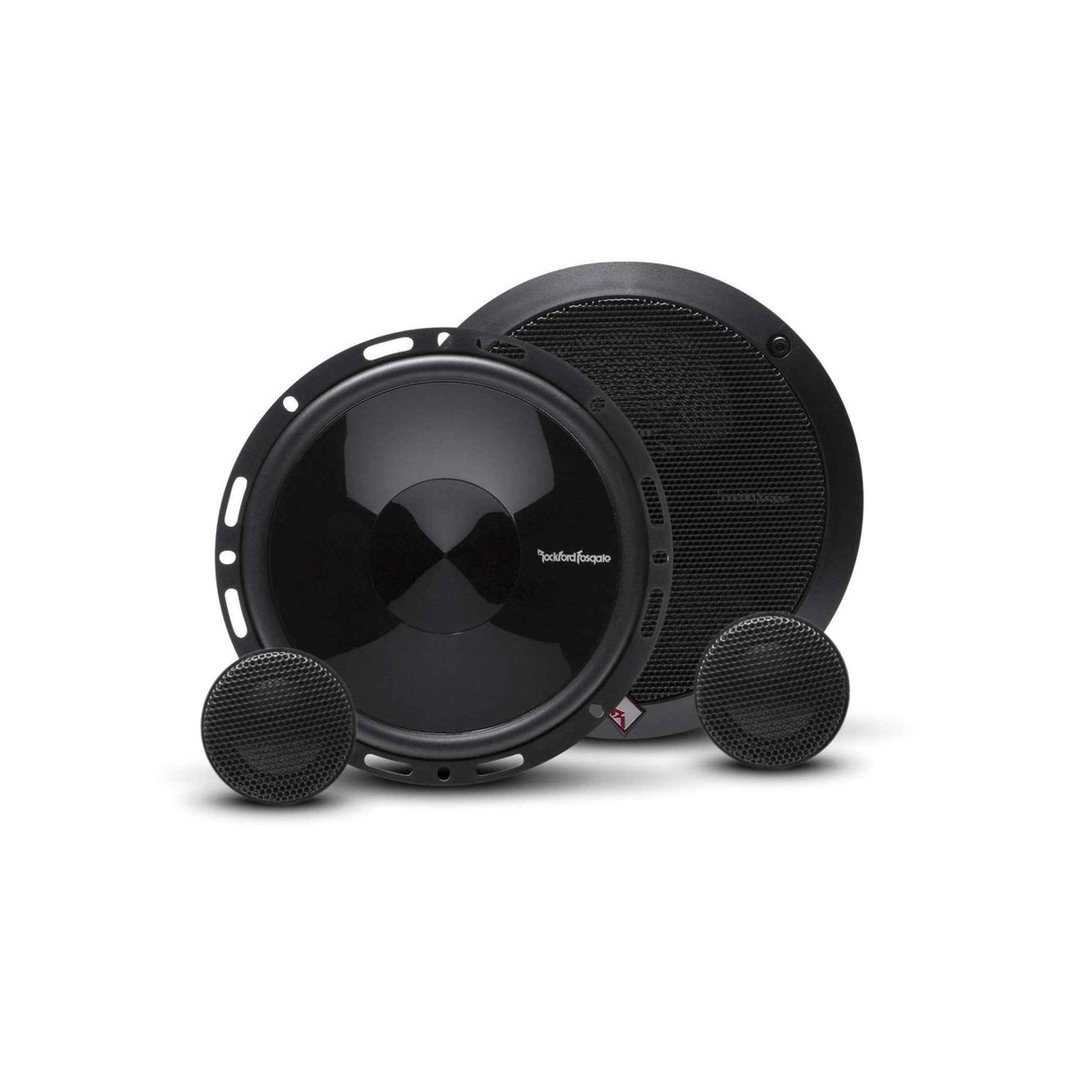 Rockford Fosgate P165si 6.5-Inch 2-Way Euro Fit Compatible System Internal Xover, Set of 4