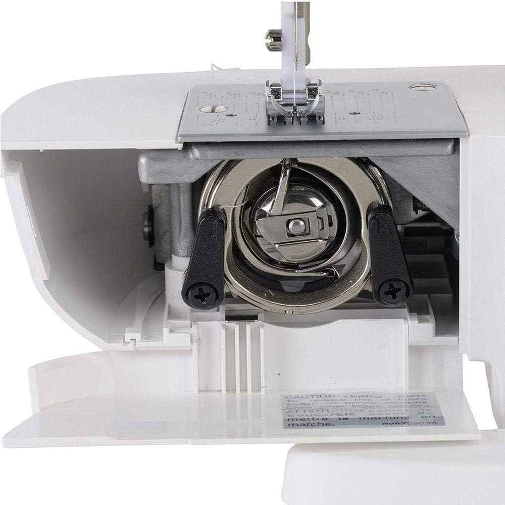 Singer M1605 Domestic Sewing Machine, 6 Built-in Stitches, Easy Stitch Selection, with Front loading Bobbin & Adjustable Thread Tension Dial