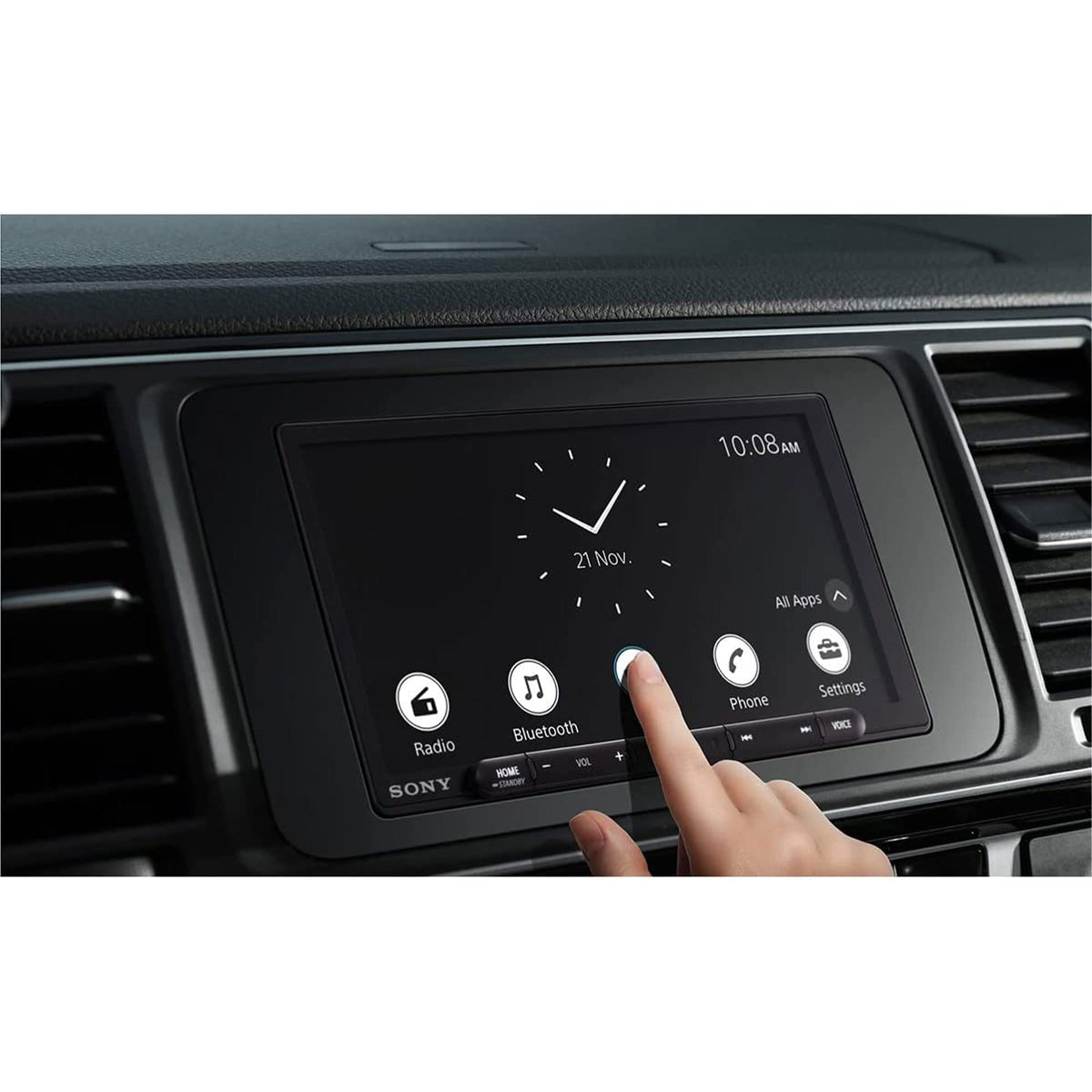 Sony XAV-AX6000 7-Inch Multimedia Receiver with Wireless Apple CarPlay/Android Auto, HDMI Video Input and Maestro Ready - City Park