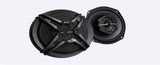 Sony XS-GTF6939 3-Way Car Speakers, 6 Inch x 9 Inch Size, Black