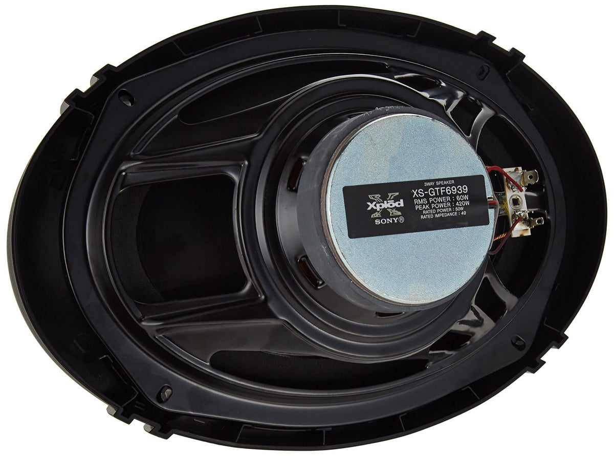 Sony XS-GTF6939 3-Way Car Speakers, 6 Inch x 9 Inch Size, Black - City Park