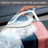 TEFAL Steam Station | Pro Express Ultimate II | Steam Generator Iron Steamer | 1.2 L | 2700 Watts | Durilium Airglide Soleplate | Anti scale | Auto off | Blue & White | 2 Years Warranty | GV9710M0 - City Park