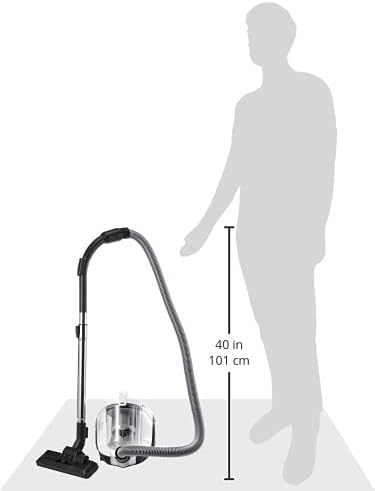 Tefal Swift Power Cyclonic TW2947 - Bagless Vacuum Cleaner, 750W, 1.2 Dust Box Capacity, 3 Levels of Filtration, 7.55m In use Radius, Compact Design for Handling, Snow White - City Park