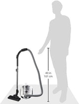 Tefal Swift Power Cyclonic TW2947 - Bagless Vacuum Cleaner, 750W, 1.2 Dust Box Capacity, 3 Levels of Filtration, 7.55m In use Radius, Compact Design for Handling, Snow White - City Park