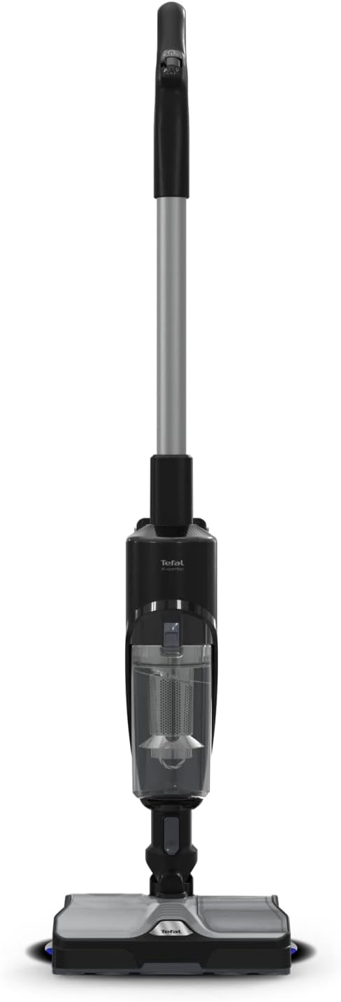 Tefal X-Combo GF3039 - Handstick Vacuum Cleaner, 240W, 0.45 Dust Box Capacity, 3.5kg, Up to 60min Running Time, Wet & Dry, 2-in-1 Vacuum & Spin Mop - City Park