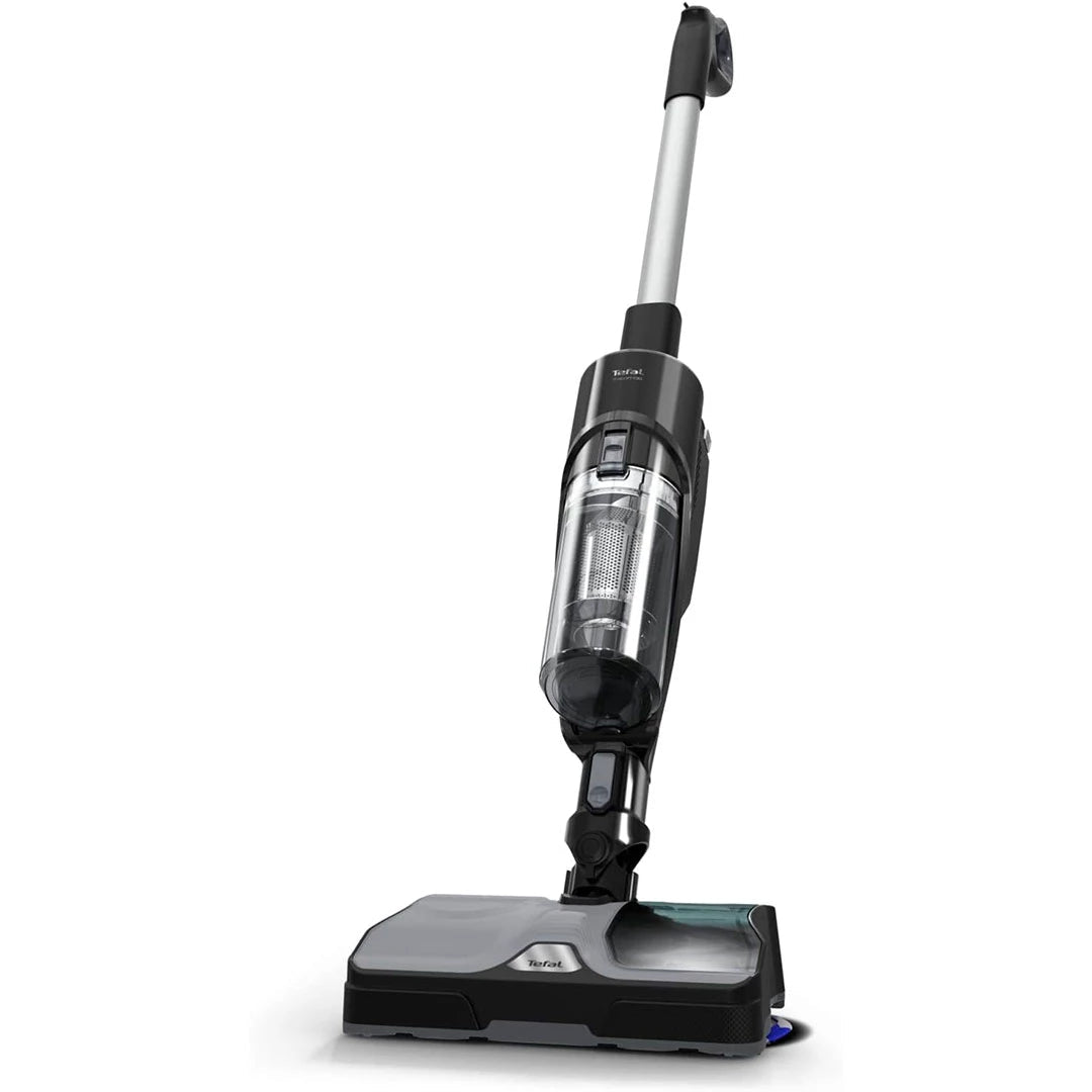 Tefal X-Combo GF3039 - Handstick Vacuum Cleaner, 240W, 0.45 Dust Box Capacity, 3.5kg, Up to 60min Running Time, Wet & Dry, 2-in-1 Vacuum & Spin Mop - City Park