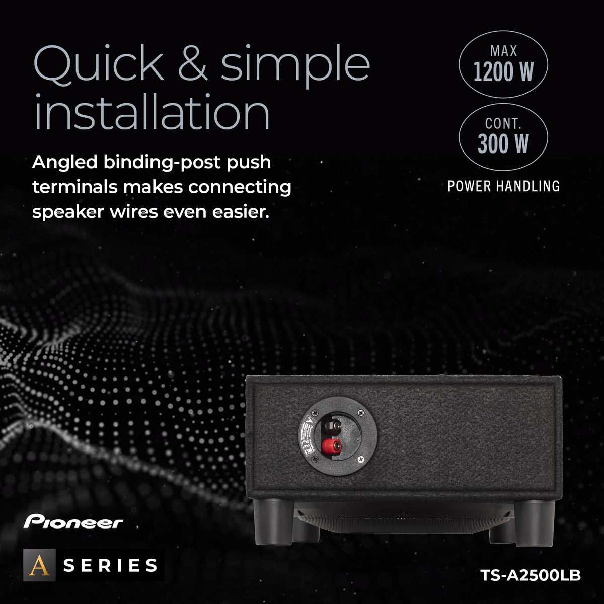 TS-A Slim Pre-Loaded Subwoofers - City Park