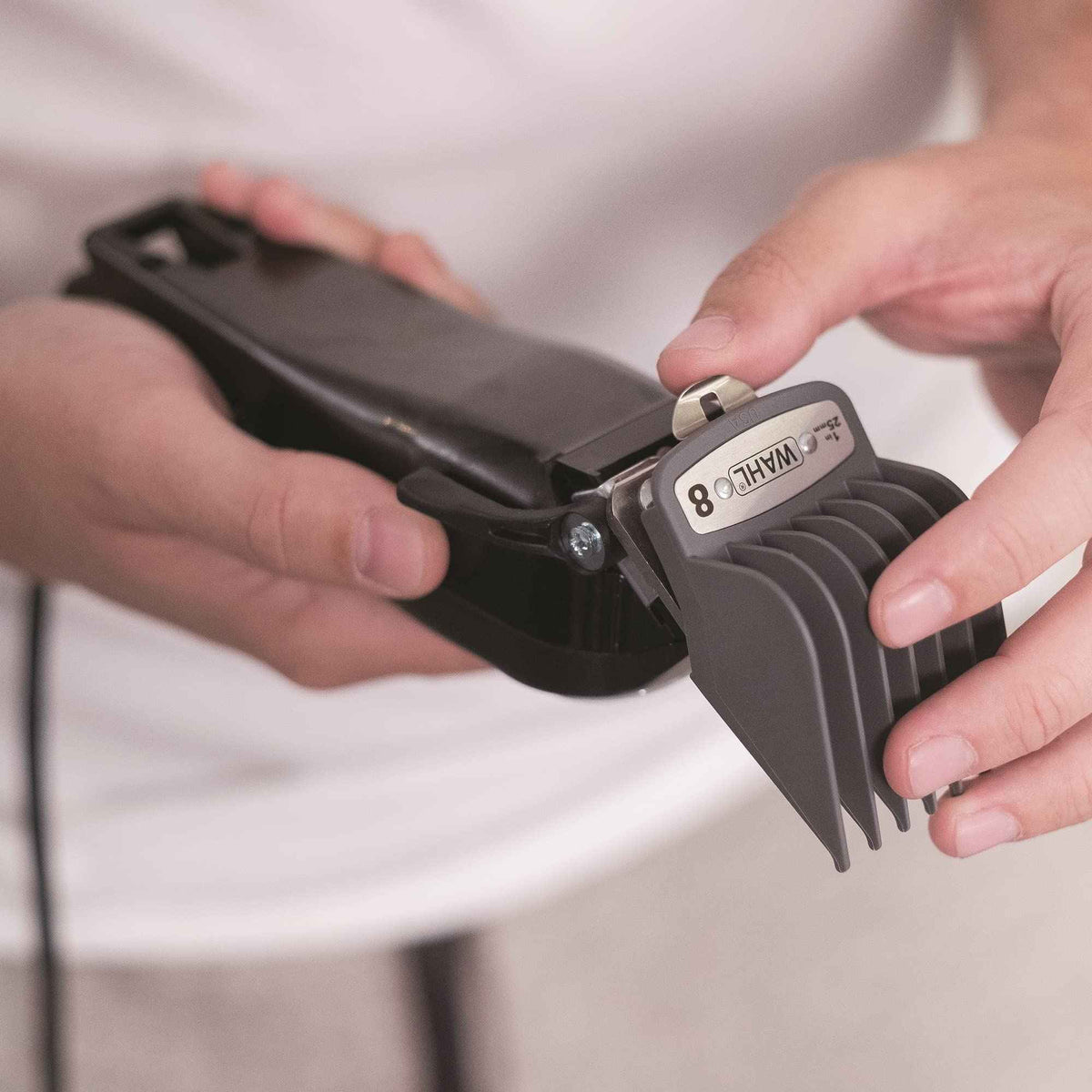 Wahl Elite Clipper for Men, with Secure Fit Premium Cutting Combs, Professional Quality, Corded