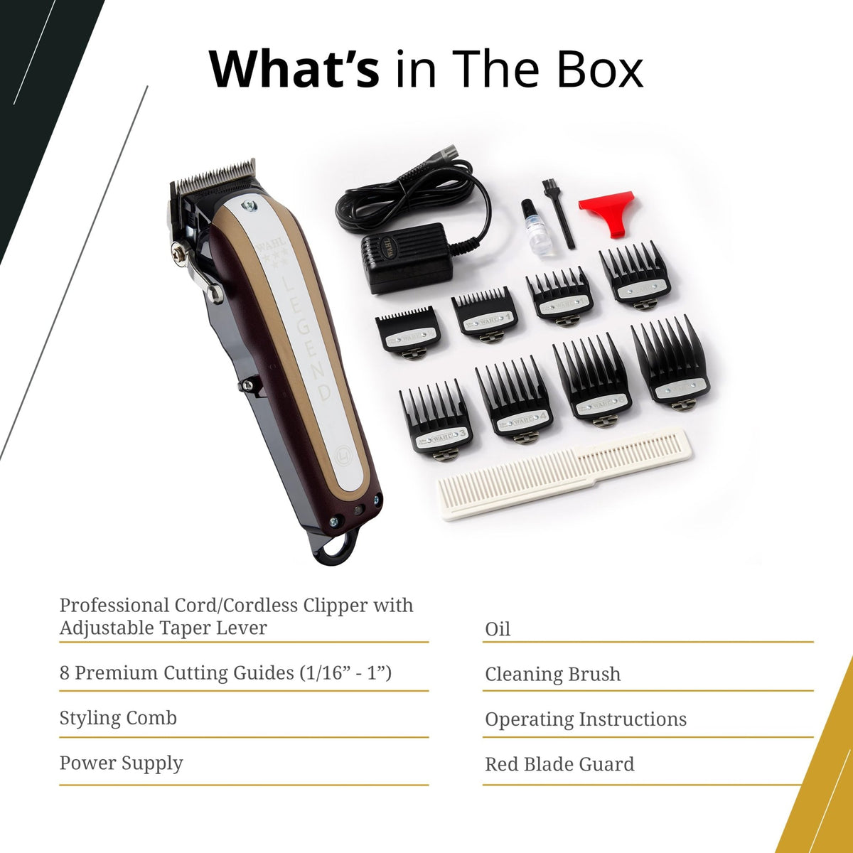 Wahl Professional 5 Star Series Cordless Legend Model 08594 - City Park