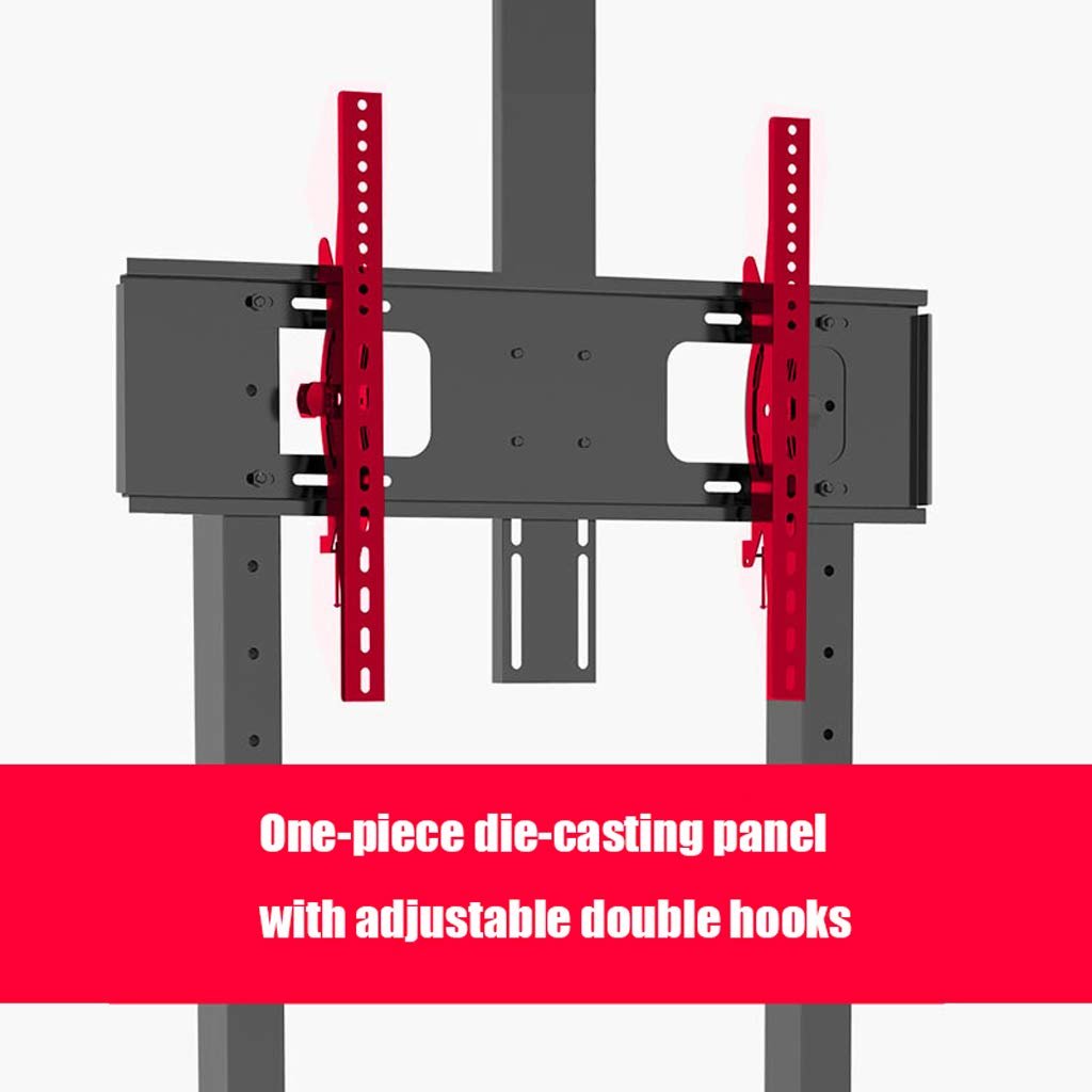 WLNKJ Tv Stand Trolley, Height Adjustable Floor-standing Mobile Tv Cart Shelf Stand with 360 ° Brake Wheel for 32-70" Screen Monitors - City Park