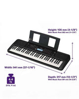 Yamaha PSR-E383 61-Key Portable Keyboard Set